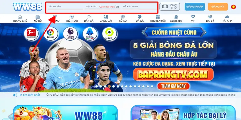 WW88 - Nhà Cái W88 Đình Đám Bậc Nhất Châu Á Hiện Nay Bạn điền đủ dữ liệu nền tảng yêu cầu gồm tên đăng nhập, mật khẩu, mã xác minh
